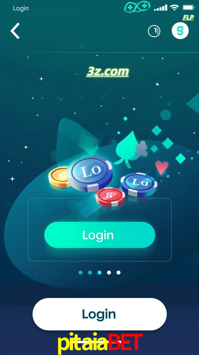 Login no aplicativo de cassino online pitaiabet Brasil com bônus de boas-vindas